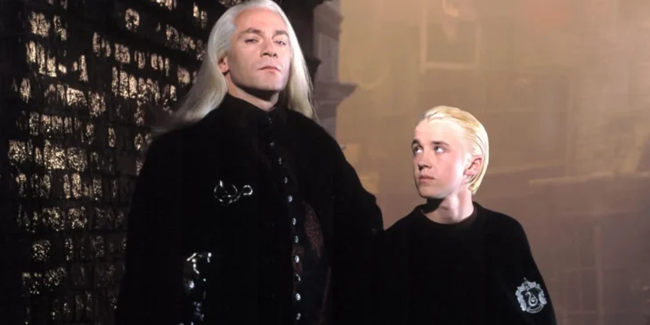 Jason Isaac e Tom Felton na saga Harry Potter