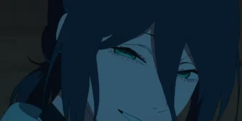 Reze sorrindo em cena de Chainsaw Man - O Filme: Arco da Reze