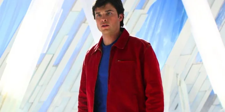 Tom Welling na Fortaleza da Solidão na série Smallville