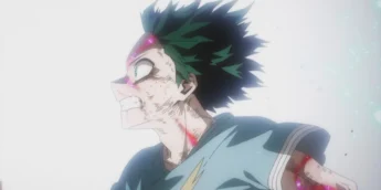 Deku em cena do Episódio 167 de My Hero Academia