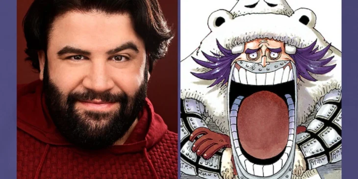Anúncio de Rob Colletti como Wapol em One Piece: A Série