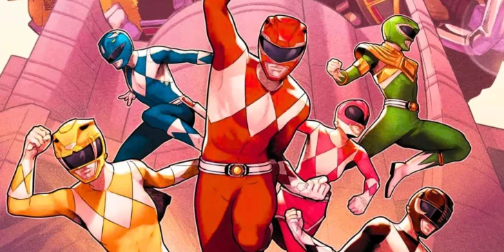Power Rangers em combate nos quadrinhos