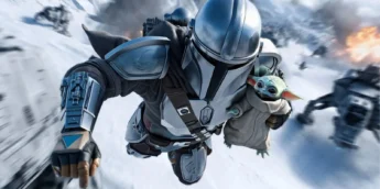 O Mandaloriano & Grogu em ação no novo filme de Star Wars