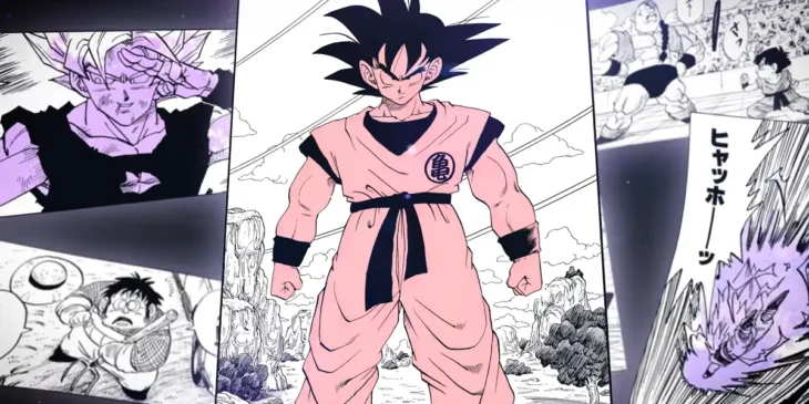 Painéis do mangá Dragon Ball em vídeo promocional de DRAGON BALL THE ONE
