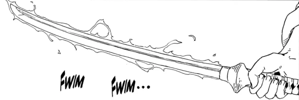 Espada de Kusanagi atualizada com Hagoromo ativo no Capítulo 28 de Boruto: Two Blue Vortex