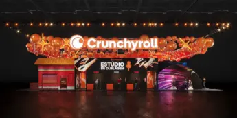 Estande da Crunchyroll na CCXP