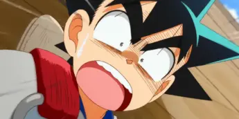 Yaiba em cena da Parte 2 de YAIBA: Samurai Legend