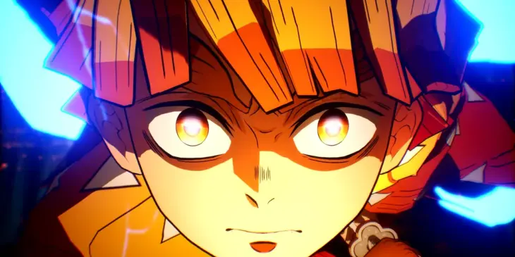 Zenitsu Agatsuma (Castelo Infinito) em Demon Slayer: Kimetsu no Yaiba - The Hinokami Chronicles 2