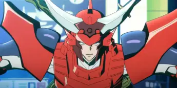 Gai em cena de Yoroi Shin Den Samurai Troopers
