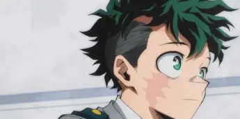 Deku em cena do Episódio 168 de My Hero Academia