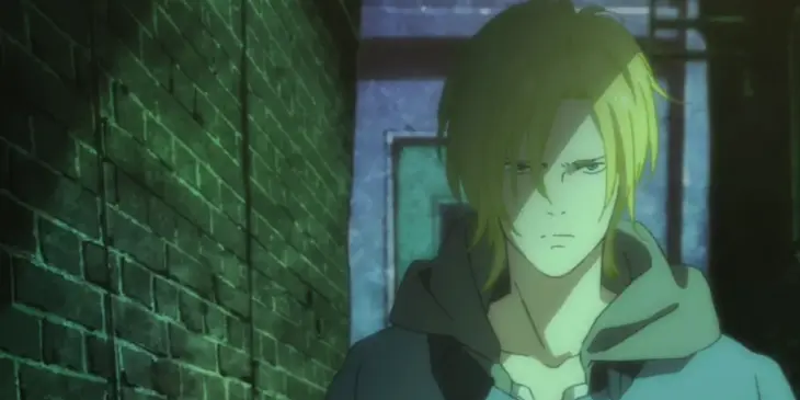 Ash Lynx na adaptação em anime de Banana Fish