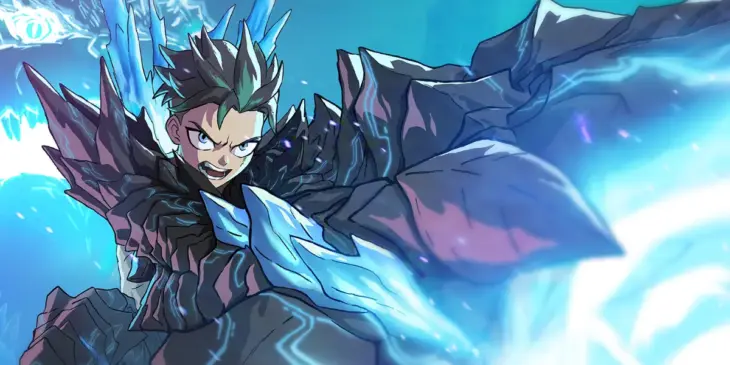 Protagonista de novo anime de Godzilla em arte conceitual