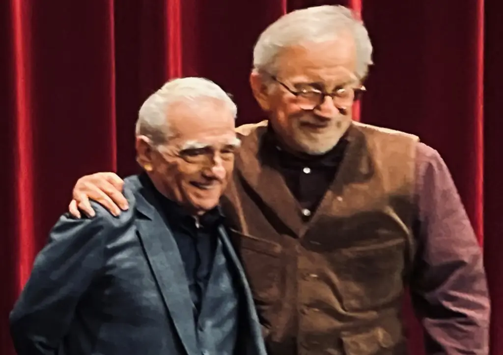 Os diretores Martin Scorsese e Steven Spielberg