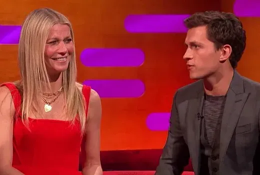 Gwyneth Paltrow e Tom Holland juntos em programa