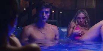 Jacob Elordi e Sydney Sweeney em Euphoria