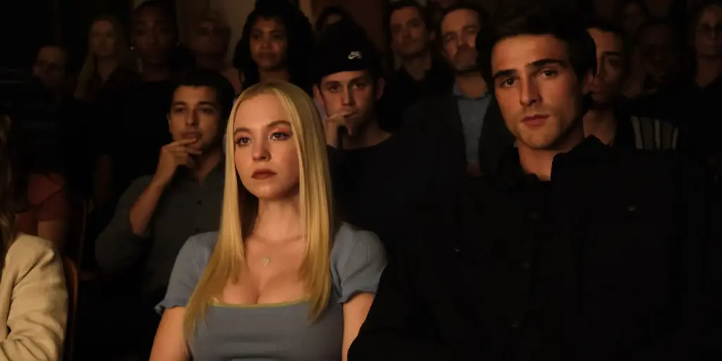 Sydney Sweeney e Jacob Elordi em Euphoria