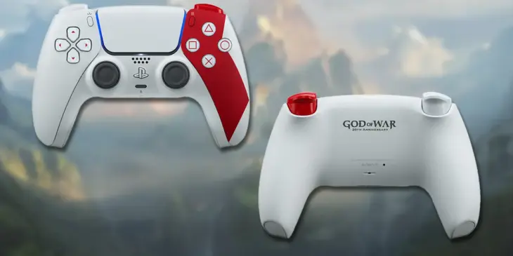 DualSense comemorativo do 20º aniversário de God of War