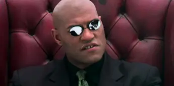 Laurence Fishburne como Morpheus em Matrix