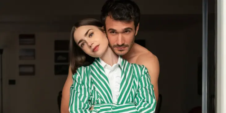 Lily Collins em Roma na 5ª temporada de Emily em Paris