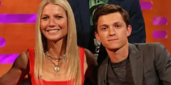 Gwyneth Paltrow e Tom Holland juntos em programa