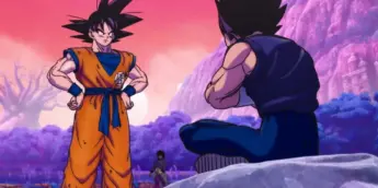 Goku e Vegeta em Dragon Ball Super: Super-Herói