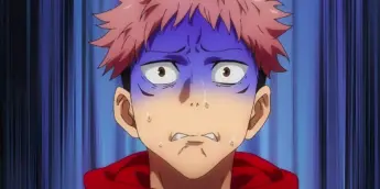 Yuji Itadori em cena de Jujutsu Kaisen