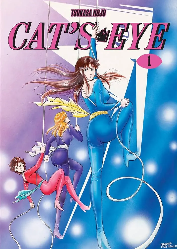 Capa do Volume 1 de omnibus de Cat's Eye