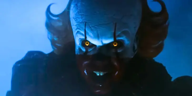 Pennywise no último episódio de IT Bem-Vindos a Derry