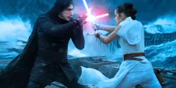 Adam Driver e Daisy Ridley na saga Star Wars