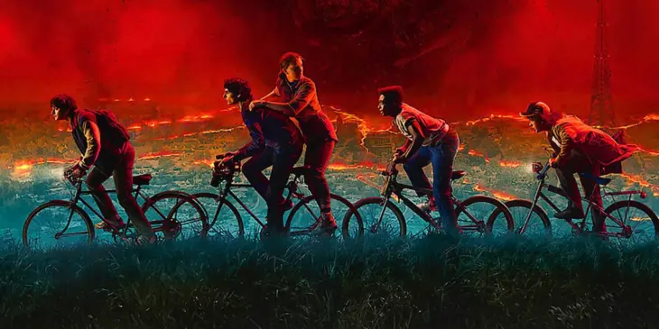 Personagens de Stranger Things 5 em ação