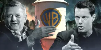 Ted Sarandos, da Netflix, David Ellison, da Paramount, e a Warner
