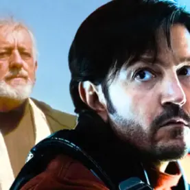 Alec Guinness e Diego Luna na saga Star Wars