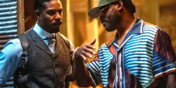 Michael B. Jordan e Ryan Coogler no set de Pecadores