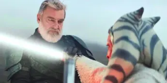 Rosario Dawson e Ray Stevenson em Ahsoka