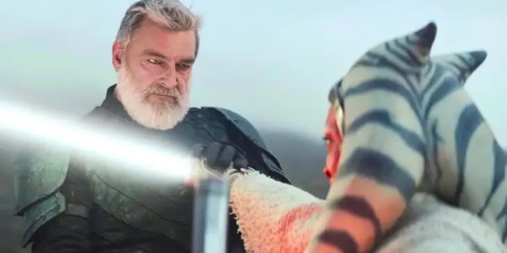 Rosario Dawson e Ray Stevenson em Ahsoka