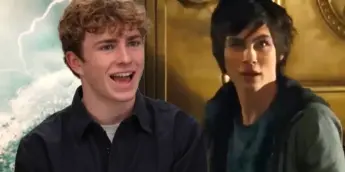 Walker Scobell e Logan Lerman, as duas versões de Percy Jackson