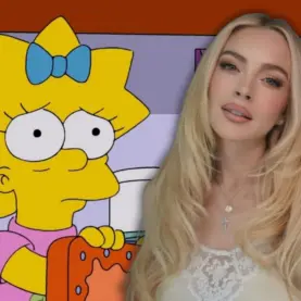 Maggie, de Os Simpsons, e Lindsay Lohan