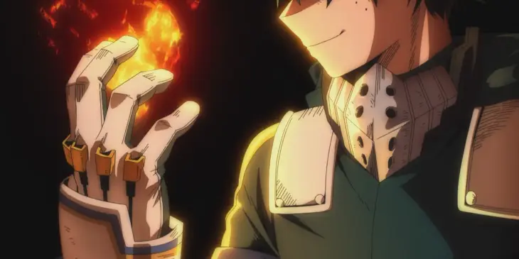 Deku em Mu Hero Academia