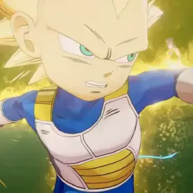 Vegeta no DLC de Daima em Dragon Ball Z: Kakarot