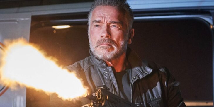 Arnold Schwarzenegger como personagem de O Exterminador do Futuro