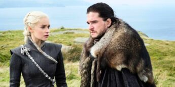Kit Harington e Emilia Clarke em Game of Thrones