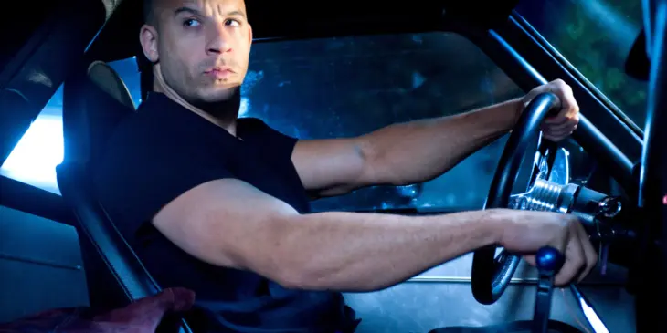 Vin Diesel em Velozes e Furiosos