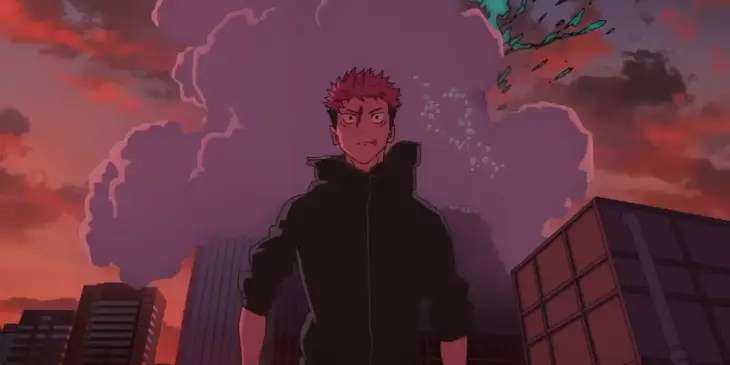 Yuji Itadori em cena da 3ª temporada de Jujutsu Kaisen