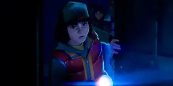 Dustin em Stranger Things Histórias de 85