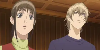 Nao Kanzaki e Shinichi Akiyama em cena de Liar Game