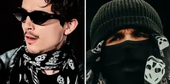 O ator Timothée Chalamet e o rapper EsDeeKid