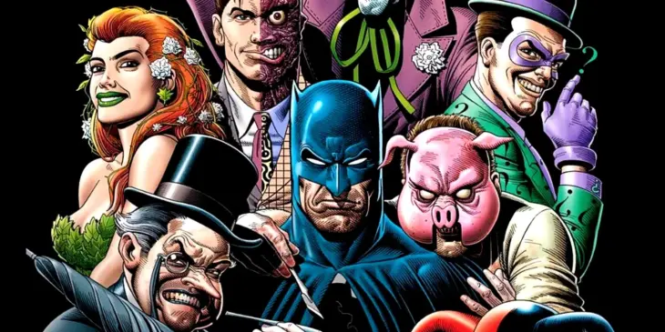A galeria de vilões do Batman