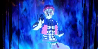 Akaza em Demon Slayer: The Hinokami Chronicles 2