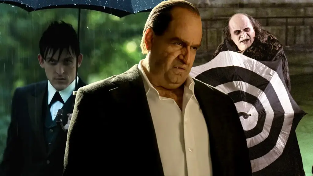 As várias versões em live-action do Pinguim, vilão do Batman
