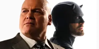 Vincent D'Onofrio e Charlie Cox na 2ª temporada de Demolidor Renascido
